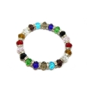 Stylish Multicoloured Crystal Beaded Bracelet